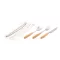 Set 5 tacamuri, Everestus, 42FEB232056, 85x240x15 mm, Otel, Natur