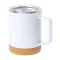 Cana termos, Everestus, 42FEB232426, 330 ml, Ø88x123 mm, Otel, Pluta, Alb