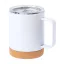 Cana termos, Everestus, 42FEB232426, 330 ml, Ø88x123 mm, Otel, Pluta, Alb