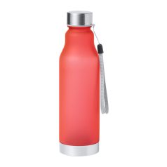   Sticla de apa bidon sport, Everestus, 42FEB230940, 600 ml, Ø68x233 mm, Plastic, Otel, Rosu