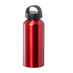   Sticla de apa bidon sport, Everestus, 42FEB230932, 500 ml, Ø67x210 mm, Aluminiu, Plastic, Rosu