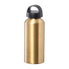   Sticla de apa bidon sport, Everestus, 42FEB230930, 500 ml, Ø67x210 mm, Aluminiu, Plastic, Auriu