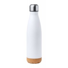   Sticla de apa bidon sport, Everestus, 42FEB230953, 750 ml, Ø70x275 mm, Otel, Alb