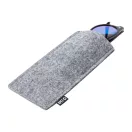 Etui pentru ochelari de soare, Everestus, 42FEB230119, 95x180 mm, Pasla, Gri