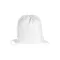Saculet cu snur tip rucsac, 340×410 mm, Everestus, 20FEB5648, Bumbac, Alb