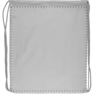   Saculet cu snur tip rucsac, 340×410 mm, Everestus, 20FEB5648, Bumbac, Alb