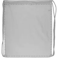   Saculet cu snur tip rucsac, 340×410 mm, Everestus, 20FEB5648, Bumbac, Alb