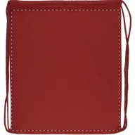   Saculet cu snur tip rucsac, 340×410 mm, Everestus, 20FEB5647, Bumbac, Rosu
