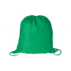   Saculet cu snur tip rucsac, 340×410 mm, Everestus, 20FEB5643, Bumbac, Verde