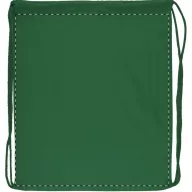   Saculet cu snur tip rucsac, 340×410 mm, Everestus, 20FEB5643, Bumbac, Verde