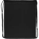 Saculet cu snur tip rucsac, 340×410 mm, Everestus, 20FEB5644, Bumbac, Negru
