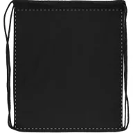   Saculet cu snur tip rucsac, 340×410 mm, Everestus, 20FEB5644, Bumbac, Negru