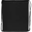 Saculet cu snur tip rucsac, 340×410 mm, Everestus, 20FEB5644, Bumbac, Negru