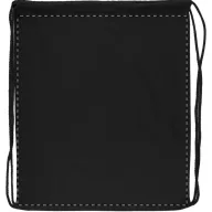   Saculet cu snur tip rucsac, 340×410 mm, Everestus, 20FEB5644, Bumbac, Negru