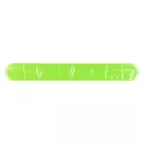 Reflective band, 235×29 mm, Everestus, 20FEB4703, Plastic, Galben