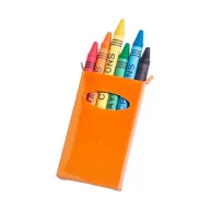   6 bucati crayon set, 50×83×8 mm, Everestus, 20FEB4007, Portocaliu