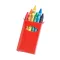 Set 6 carioci, 50x83x8 mm, Everestus, 20IUN0182, Rosu, Hartie