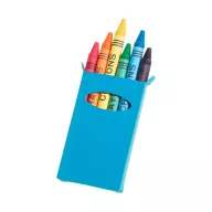   6 bucati crayon set, 50×83×8 mm, Everestus, 20FEB4002, Albastru
