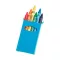 6 bucati crayon set, 50×83×8 mm, Everestus, 20FEB4002, Albastru