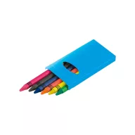   6 bucati crayon set, 50×83×8 mm, Everestus, 20FEB4002, Albastru