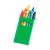 6 bucati crayon set, 50×83×8 mm, Everestus, 20FEB4006, Verde