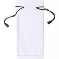   Husa de ochelari, 180×90 mm, Everestus, 20FEB2619, Poliester, Alb, Negru
