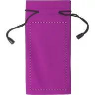   Husa de ochelari, 180×90 mm, Everestus, 20FEB2617, Poliester, Roz, Negru