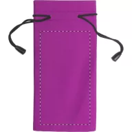   Husa de ochelari, 180×90 mm, Everestus, 20FEB2617, Poliester, Roz, Negru
