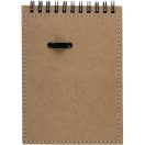 Agenda si pix, 105×145×6 mm, Everestus, 20FEB10137, Hartie reciclata, Natur, Negru