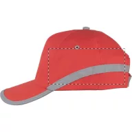   Sapca Baseball, unisex, marime universala adulti, Everestus, 20FEB9954, Bumbac, Rosu