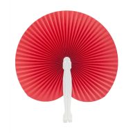   Evantai, 245×260 mm, Everestus, 20FEB4238, Hartie, Plastic, Rosu, Alb