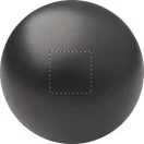 Minge antistres, ø70 mm, Everestus, 20FEB11639, Poliuretan, Negru