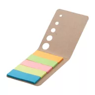   Adhesive notepad, 82×60×3 mm, Everestus, 20FEB8734, Hartie reciclata, Bej