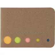   Adhesive notepad, 82×60×3 mm, Everestus, 20FEB8734, Hartie reciclata, Bej
