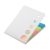 Adhesive notepad, 82×60×3 mm, Everestus, 20FEB8736, Hartie reciclata, Alb