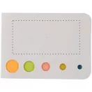 Adhesive notepad, 82×60×3 mm, Everestus, 20FEB8736, Hartie reciclata, Alb