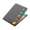 Adhesive notepad, 82×60×3 mm, Everestus, 20FEB8735, Hartie reciclata, Negru