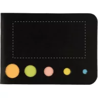   Adhesive notepad, 82×60×3 mm, Everestus, 20FEB8735, Hartie reciclata, Negru
