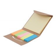  Adhesive notepad, 83×86×5 mm, Everestus, 20FEB8668, Hartie reciclata, Bej