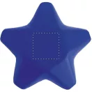 Stea antistres, 75×75×35 mm, Everestus, 20FEB11589, Poliuretan, Albastru