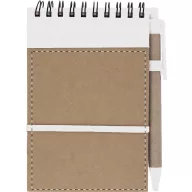   Agenda, 90×146×8 mm, Everestus, 20FEB10162, Hartie reciclata, Alb, Natur