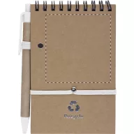   Agenda, 90×146×8 mm, Everestus, 20FEB10162, Hartie reciclata, Alb, Natur