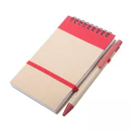   Agenda, 90×146×8 mm, Everestus, 20FEB10166, Hartie reciclata, Rosu, Natur