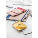 Agenda, 90×146×8 mm, Everestus, 20FEB10166, Hartie reciclata, Rosu, Natur
