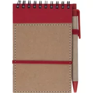   Agenda, 90×146×8 mm, Everestus, 20FEB10166, Hartie reciclata, Rosu, Natur