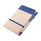 Agenda cu pix inclus, A6, Dictando, 2402E18320, Everestus, 90x146x8 mm, Hartie, Albastru inchis, Natur