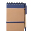 Agenda cu pix inclus, A6, Dictando, 2402E18320, Everestus, 90x146x8 mm, Hartie, Albastru inchis, Natur