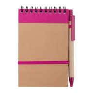   Agenda cu pix inclus, A6, Dictando, 2402E18322, Everestus, 90x146x8 mm, Hartie, Roz, Natur