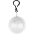 Poncho breloc, unisex, marime universala adulti, ø63 mm, Everestus, 20FEB5229, Plastic LDPE, Alb