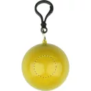 Poncho breloc, unisex, marime universala adulti, ø63 mm, Everestus, 20FEB5230, Plastic LDPE, Galben